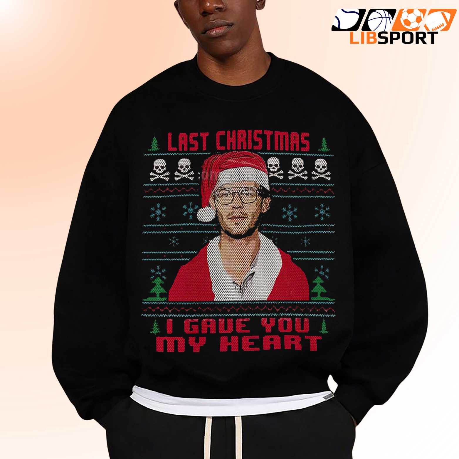 Jeff Dahmer Shirt, Creepy Christmas Tee, Last Christmas I Gave You My Heart Unisex Dark Humor Shirt